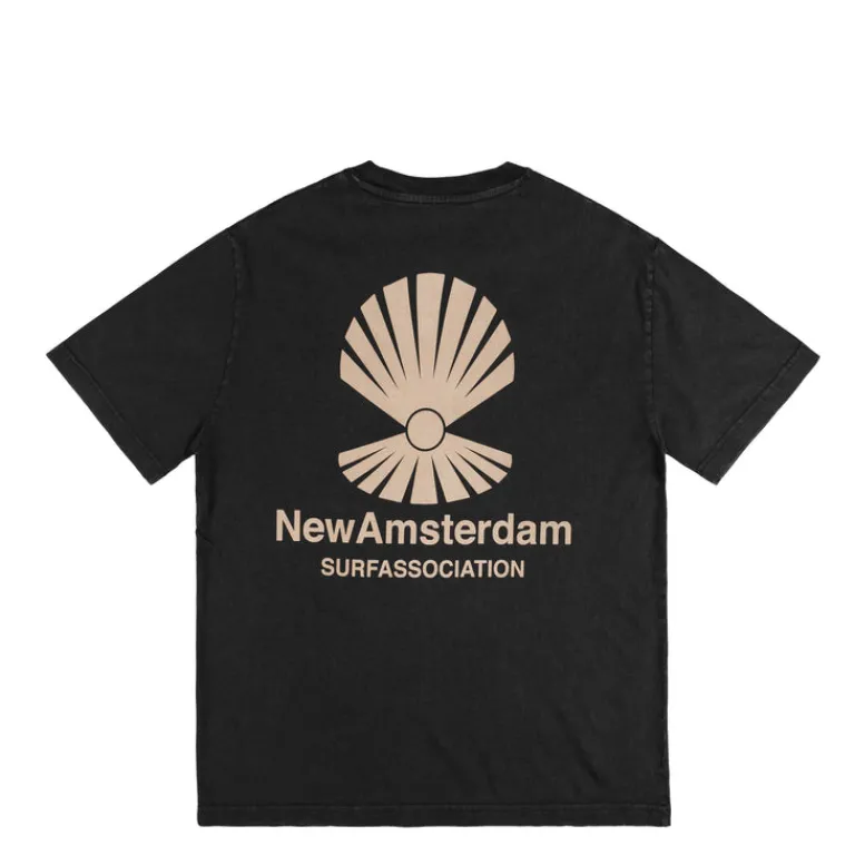 New Amsterdam Surf Association T-Shirts*Oyster Tee Black