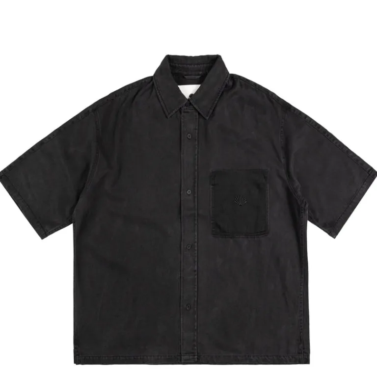 New Amsterdam Surf Association Chemises*Denim Shirt Washed Black
