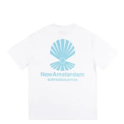 New Amsterdam Surf Association T-Shirts*Oyster Tee White