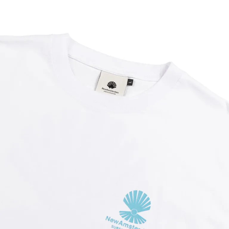 New Amsterdam Surf Association T-Shirts*Oyster Tee White