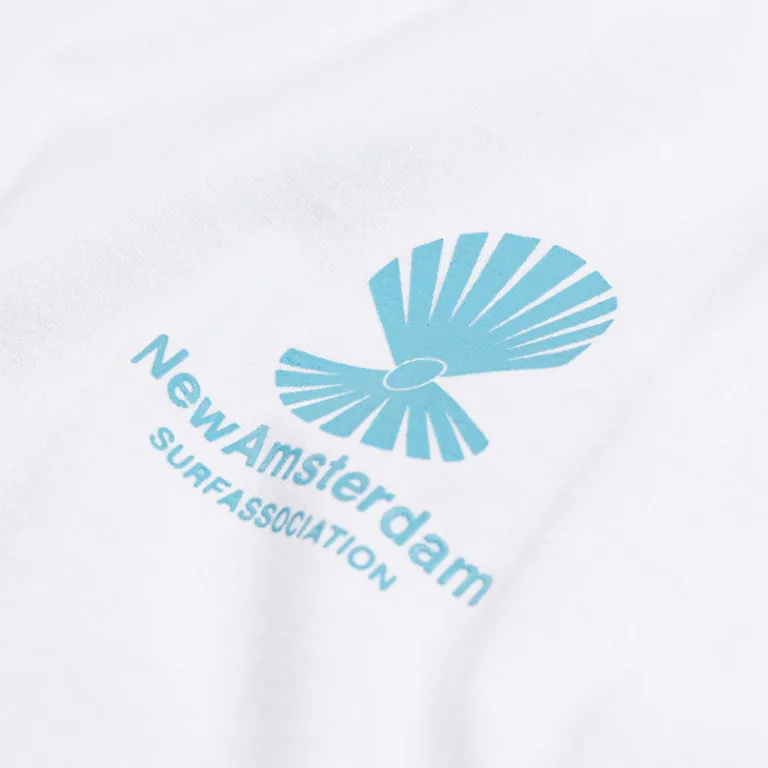 New Amsterdam Surf Association T-Shirts*Oyster Tee White