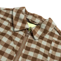 New Amsterdam Surf Association Gilets*Wool Check Overshirt Multi