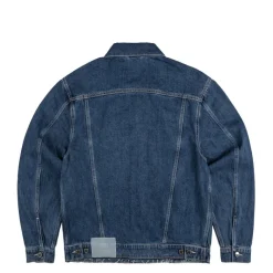 New Amsterdam Surf Association Gilets*Denim Coated Jacket Bleached