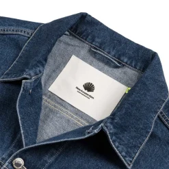 New Amsterdam Surf Association Gilets*Denim Coated Jacket Bleached