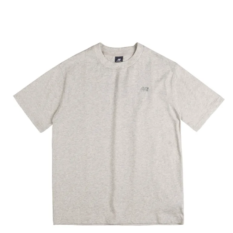 New Balance T-Shirts*Athletics Cotton T-Shirt Ash Heather