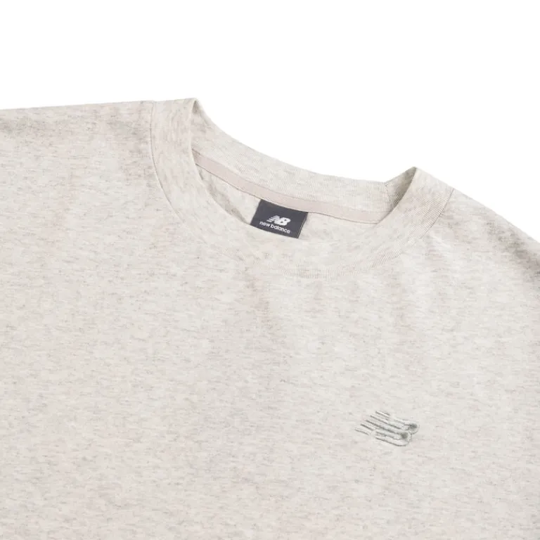New Balance T-Shirts*Athletics Cotton T-Shirt Ash Heather