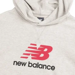 New Balance Sweats À Capuche*Athletics French Terry Logo Hoodie Ash Heather