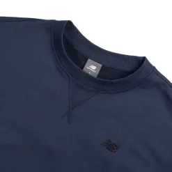 New Balance Pullover*Athletics French Terry Crewneck NB Navy