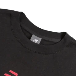 New Balance T-Shirts*Athletics Logo T-Shirt Black