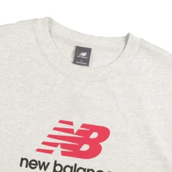 New Balance T-Shirts*Athletics Logo T-Shirt Ash Heather