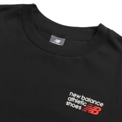 New Balance T-Shirts*Athletics Premium Logo Relaxed Tee Black