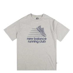 New Balance T-Shirts*Athletics Running Club T-Shirt Athletic Grey
