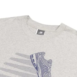 New Balance T-Shirts*Athletics Running Club T-Shirt Athletic Grey