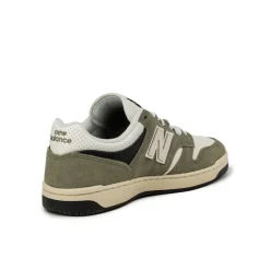 New Balance Sneakers En Cuir|Baskets Décontractées Terrace*BB480PEO Dark Olivine / Sea Salt