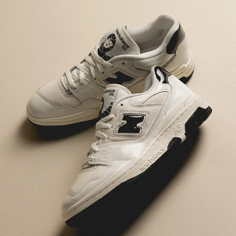 New Balance Sneakers En Cuir|Sneakers Blancs*BB550YKF Sea Salt / Black
