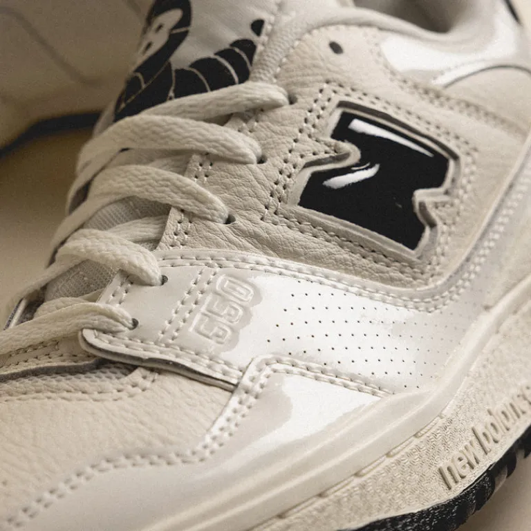 New Balance Sneakers En Cuir|Sneakers Blancs*BB550YKF Sea Salt / Black