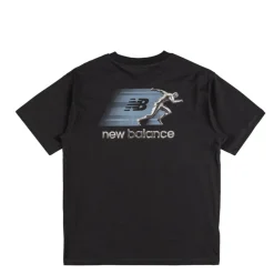 New Balance T-Shirts*Chrome Runner T-Shirt Black
