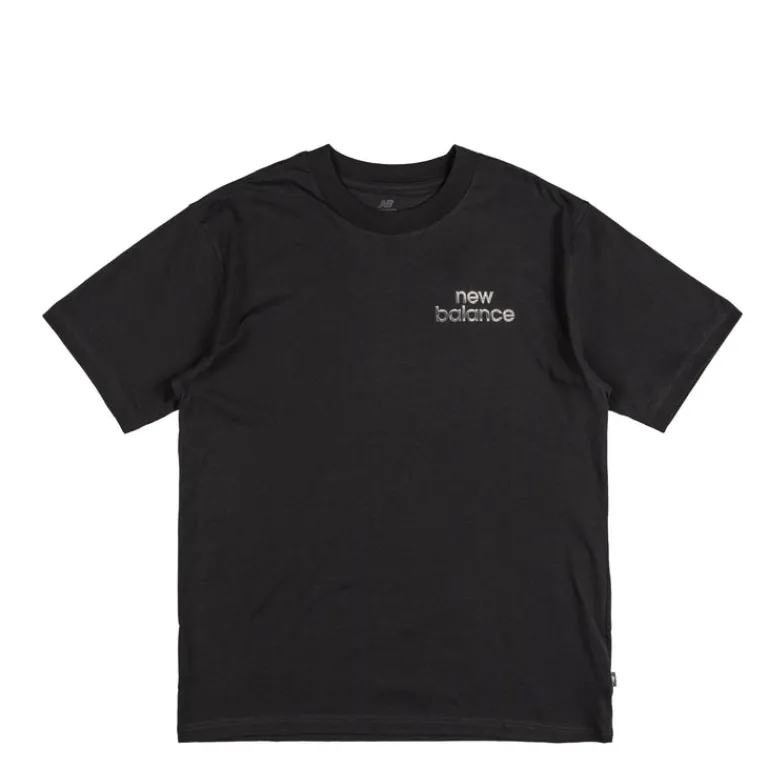 New Balance T-Shirts*Chrome Runner T-Shirt Black