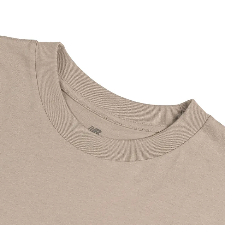 New Balance T-Shirts*Chrome Runner T-Shirt Arid Stone