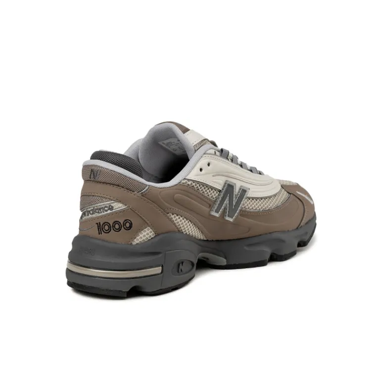 New Balance Sneakers En Cuir|Chaussures De Running Retro*M1000C Mushroom / Shipyard / Sea Salt