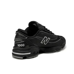 New Balance Sneakers En Cuir|Chaussures De Running Retro*M1000LNY Black / White / Silver Metallic