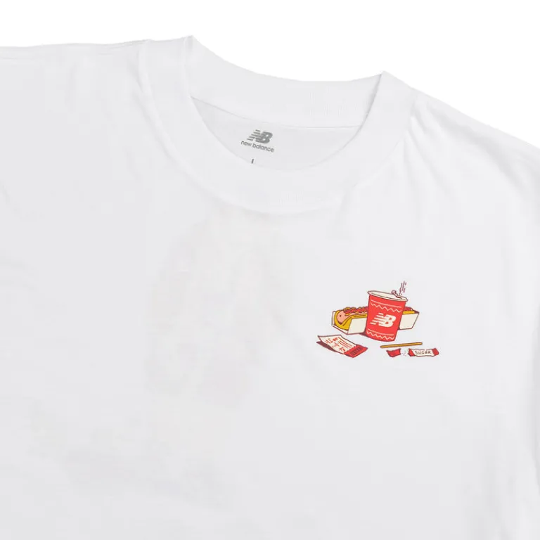 New Balance T-Shirts*Spectator T-Shirt White