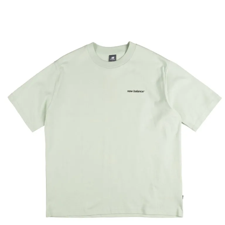 New Balance T-Shirts*Street Classics Runners T-Shirt Clay Ash