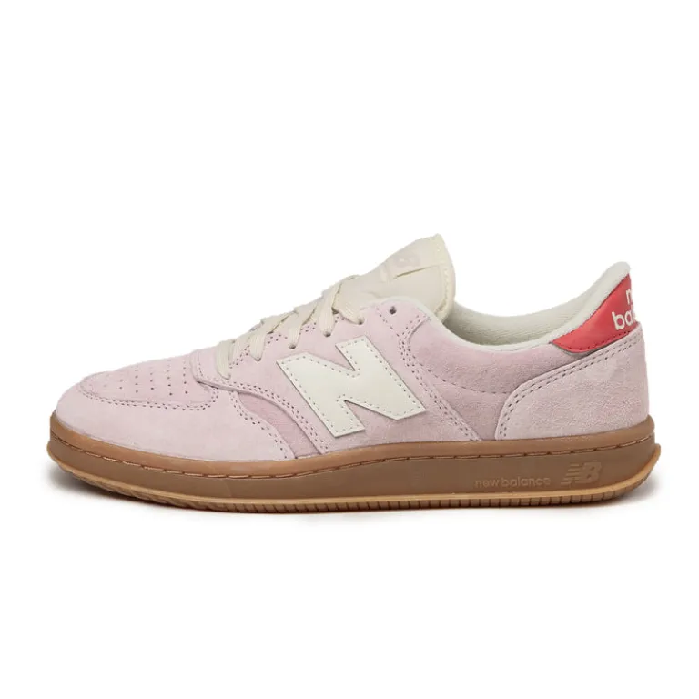 New Balance Sneakers En Cuir|Baskets Décontractées Terrace*T500EA Rose Sugar / Blast Red / Angora / Gum