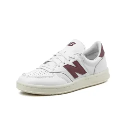 New Balance Sneakers En Cuir|Baskets Décontractées Terrace*T500LPB White/Washed Burgundy