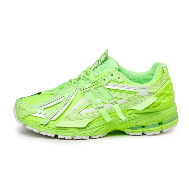 New Balance Sneakers En Cuir|Chaussures De Running Retro*U1906AF *Glow in the Dark* Mint Flash / Silver Metallic / White