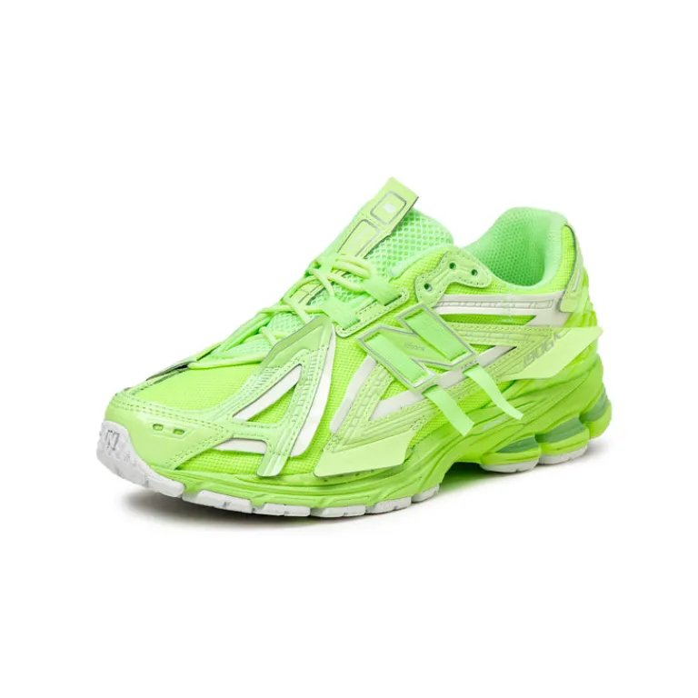 New Balance Sneakers En Cuir|Chaussures De Running Retro*U1906AF *Glow in the Dark* Mint Flash / Silver Metallic / White