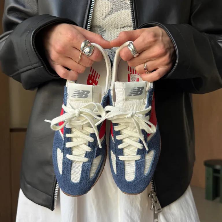 New Balance Sneakers En Cuir|Chaussures De Running Retro*U471AK White / Blue