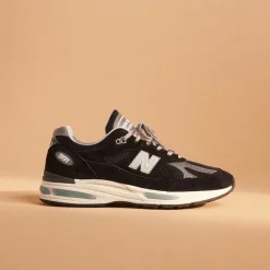 New Balance Sneakers En Cuir|Chaussures De Running Retro*U991BK2 *Made in England* Black