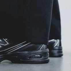 New Balance Sneakers Végétaliens|Chaussures De Running Retro*U740BM2 Black / Silver Metallic