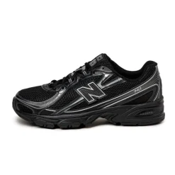 New Balance Sneakers Végétaliens|Chaussures De Running Retro*U740BM2 Black / Silver Metallic