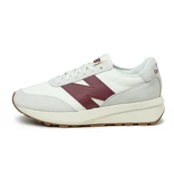 New Balance Sneakers En Cuir|Chaussures De Running Retro*U370CB Sea Salt / Classic Crimson