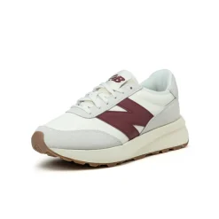 New Balance Sneakers En Cuir|Chaussures De Running Retro*U370CB Sea Salt / Classic Crimson