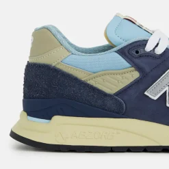 New Balance Sneakers En Cuir|Chaussures De Running Retro*U998CB *Made in USA* NB Navy / Chrome Blue