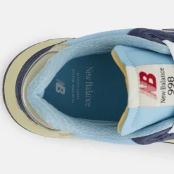 New Balance Sneakers En Cuir|Chaussures De Running Retro*U998CB *Made in USA* NB Navy / Chrome Blue