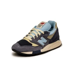 New Balance Sneakers En Cuir|Chaussures De Running Retro*U998CB *Made in USA* NB Navy / Chrome Blue