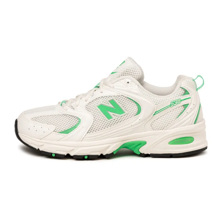 New Balance Sneakers Végétaliens|Chaussures De Running Retro*U530CSI Sea Salt / Lime Leaf