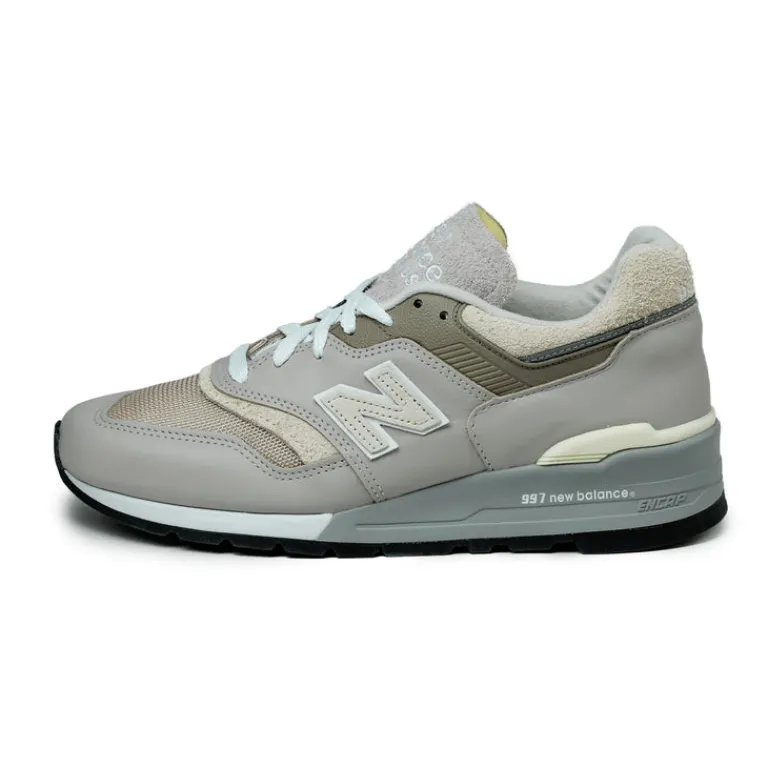 New Balance Sneakers En Cuir|Chaussures De Running Retro*U997GG *Made in USA* Moonrock / Driftwood