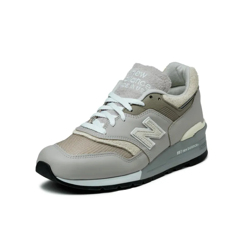 New Balance Sneakers En Cuir|Chaussures De Running Retro*U997GG *Made in USA* Moonrock / Driftwood