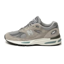 New Balance Sneakers En Cuir|Chaussures De Running Retro*U991GL2 *Made in England* Dove / Alloy / Silver