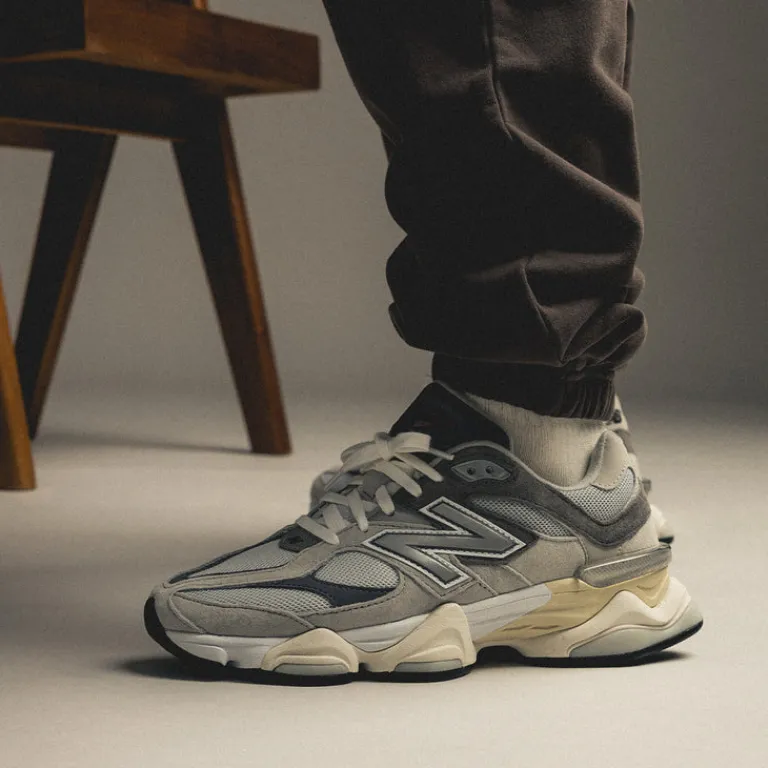 New Balance Sneakers En Cuir|Chaussures De Running Retro*U90/60GRY Grey