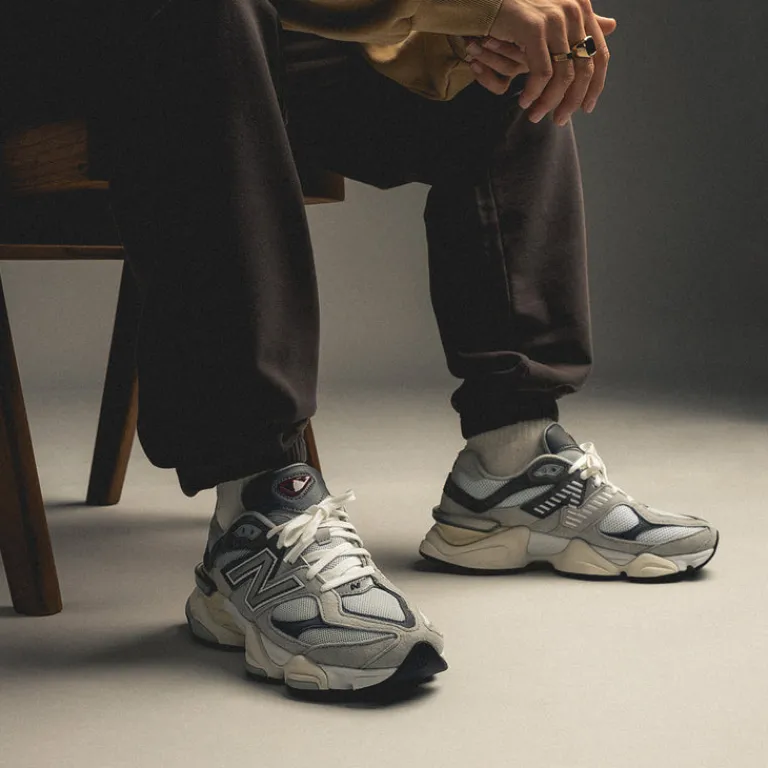 New Balance Sneakers En Cuir|Chaussures De Running Retro*U90/60GRY Grey