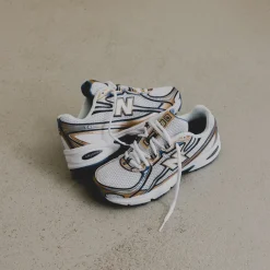 New Balance Sneakers Végétaliens|Chaussures De Running Retro*U740HB2 Heron Blue / Vintage Indigo / Gold Metallic