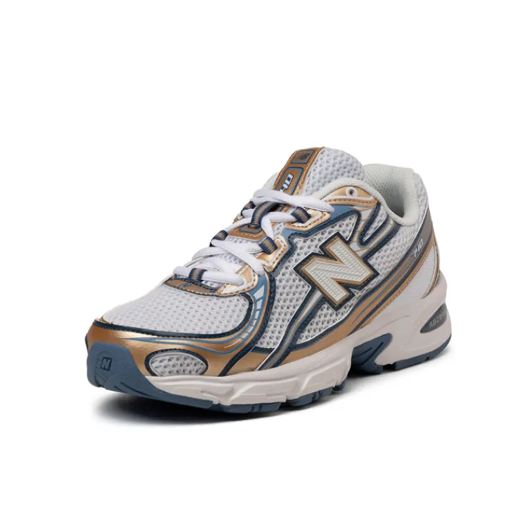 New Balance Sneakers Végétaliens|Chaussures De Running Retro*U740HB2 Heron Blue / Vintage Indigo / Gold Metallic