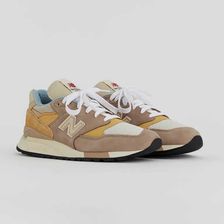 New Balance Sneakers En Cuir|Chaussures De Running Retro*U998IC *Made in USA* Incense / Sandstone