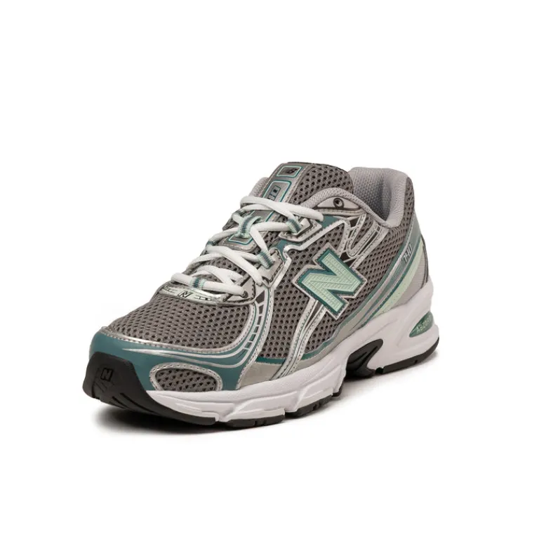 New Balance Sneakers Végétaliens|Chaussures De Running Retro*U740NC2 Silver Metallic / New Spruce / Clay Ash / Rain Cloud